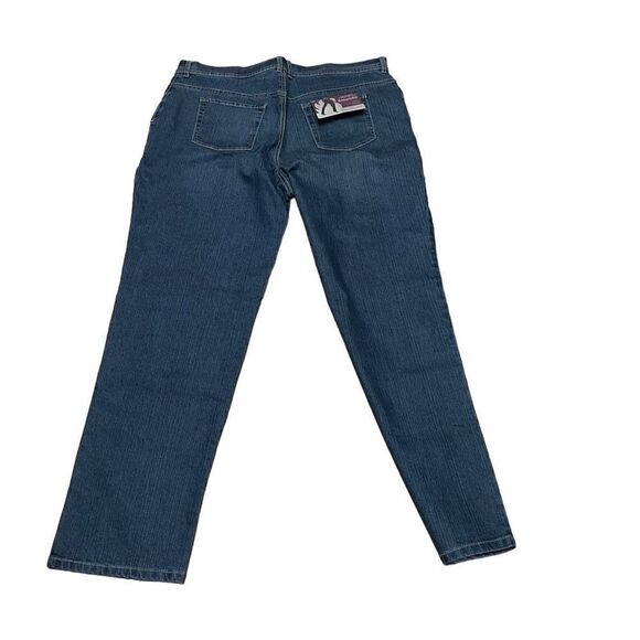 Gloria Vanderbilt Classic Fit Straight Leg Blue Jenas Size 18 NWT - Picture 5 of 9